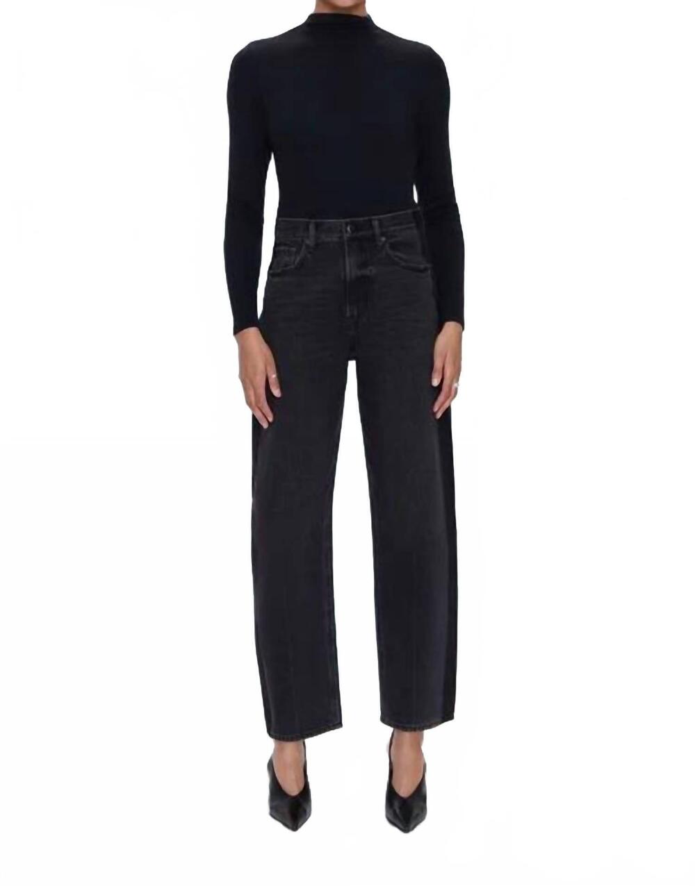 NEW PISTOLA wes high rise barrell pants in cinema
